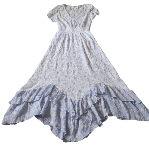 Club Monaco Ruffle Midi Dress - Picture 3 of 5